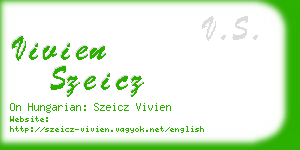 vivien szeicz business card